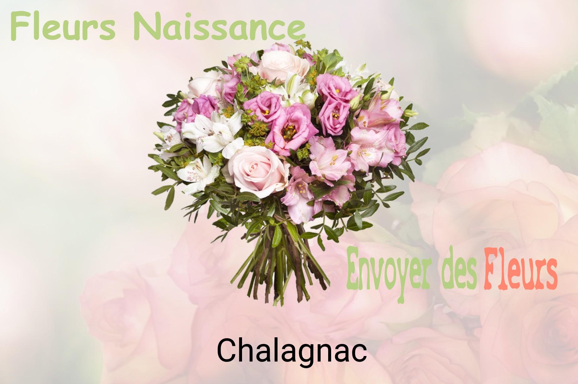 Bouquet de fleurs de naissance livré à Chalagnac